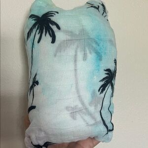 Cocomoon Coconut Coast Tropical Palm Tree Print Crib Sheet